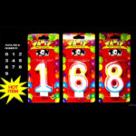 Lilin Ulang Tahun Angka Glitter GZ-201