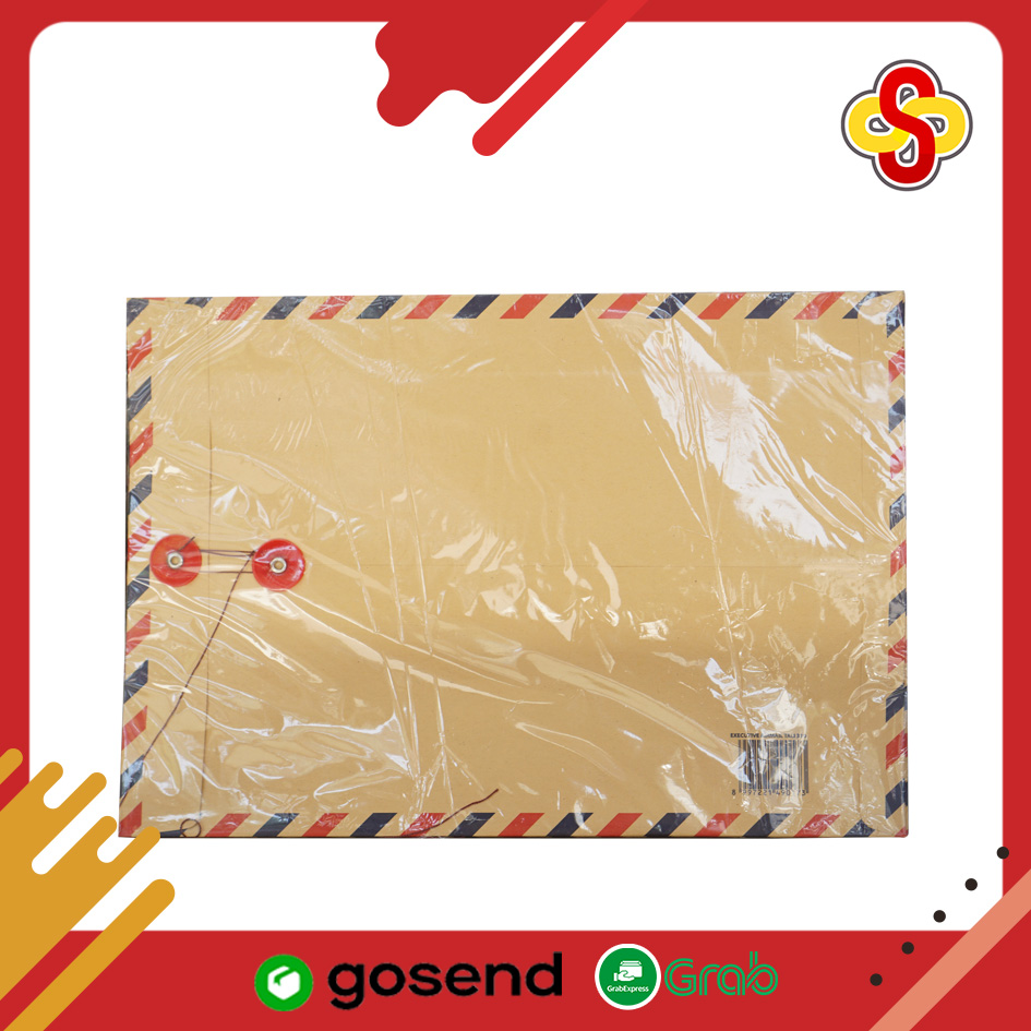 Amplop Tali Coklat Airmail Executive E 310 Folio/F4 Isi 100 pcs - Image 2