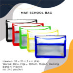 School Bag / Tas Map Plastik 2 Kancing + Jala K&C Folio (F4)